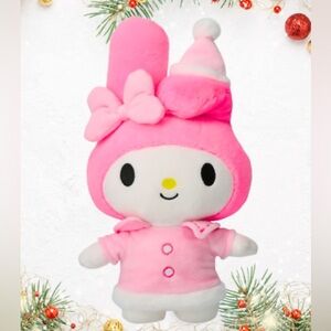 *BRAND NEW* Hello Kitty & Friends Sanrio Pink and White My Melody Holiday Plush